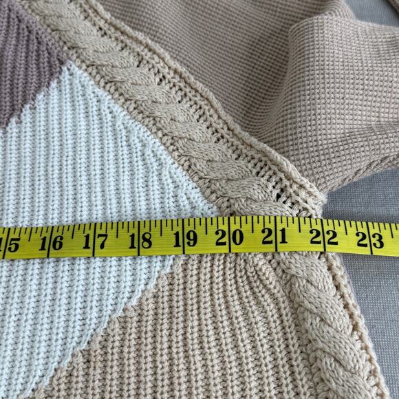 Free People Colorblock Turtleneck Crop Sweater - Picture 8 of 9